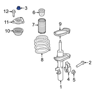 Ford OE - Suspension Strut Nut
