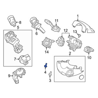 Ford OE - Steering Column Cover Screw