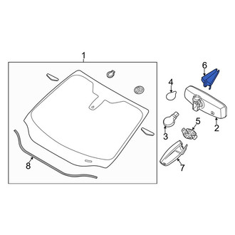 Ford OE - Front Upper Rain Sensor Cover