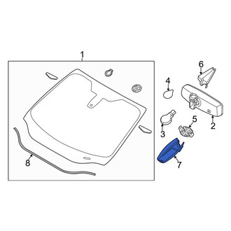 Ford OE - Front Upper Rain Sensor Cover