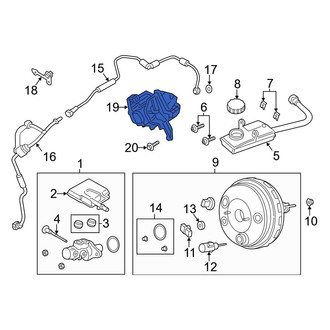 Ford OE - Power Brake Booster Vacuum Pump