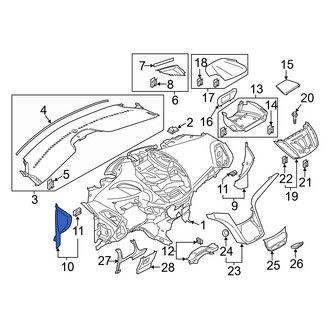 Ford OE - Left Instrument Panel Side Cover