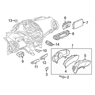 Ford OE - Instrument Panel - Cluster & Switches (Energi SEL / Hybrid SE / Hybrid SEL)