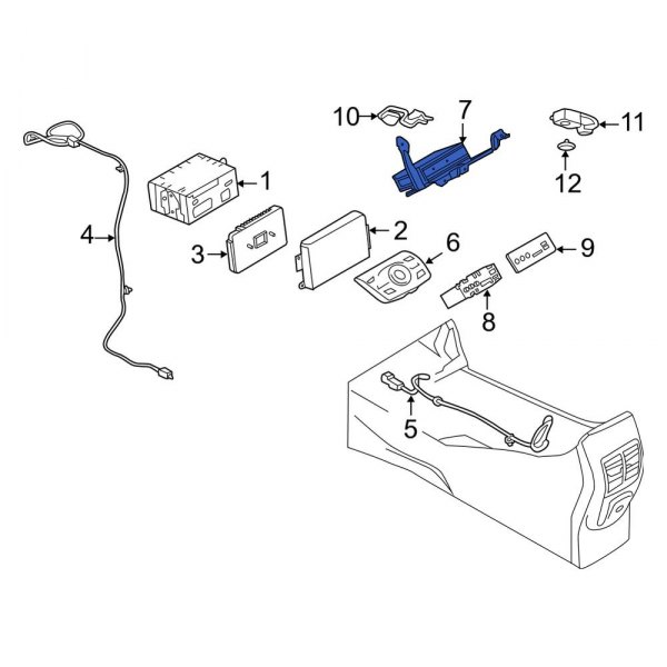 Ford OE DM5Z14F509A Active Noise Cancellation Module