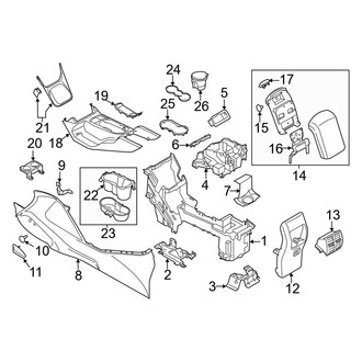 Ford OE - Center Console (Console & Trim)