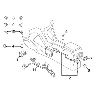 Ford OE - Center Console (Switches & Sockets)