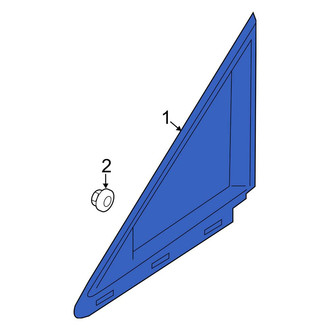 Ford OE - Front Left Vent Window Assembly