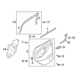 Ford OE - Rear Door - Interior Trim