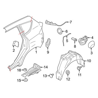 Ford OE - Quarter Panel & Components (Energi SEL)
