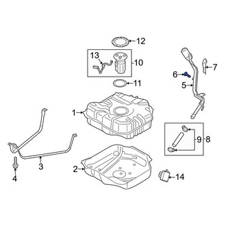 Ford OE - Fuel Filler Neck Bolt