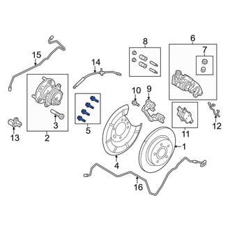 Ford OE - Brake Dust Shield Bolt