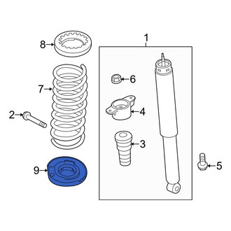 Ford OE - Rear Lower Coil Spring Insulator