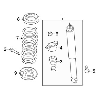 Ford OE - Rear Suspension - Shocks & Components