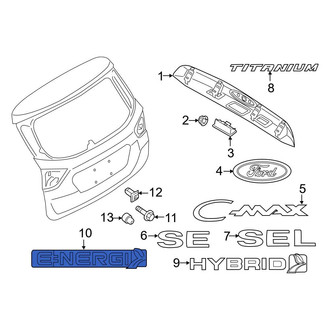 Ford OE - Rear Hatch Emblem