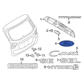 Ford OE - Rear Hatch Emblem