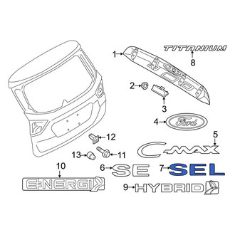 Ford OE - Rear Hatch Emblem