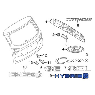 Ford OE - Rear Hatch Emblem