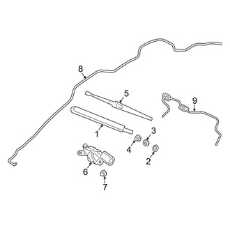 Ford OE - Lift Gate - Wiper & Washer Components