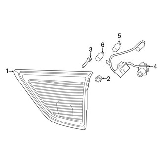 Ford OE - Rear Lamps - Tail Lamps (On Lift Gate)