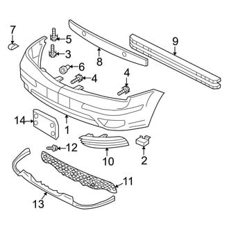 Ford OE - Front Bumper - Bumper & Components