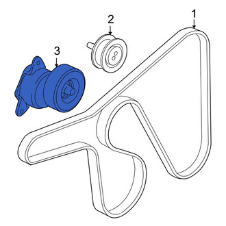 Ford OE - Accessory Drive Belt Tensioner Assembly