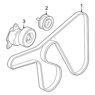 Ford OE - Cooling - Belts & Pulleys (ZX4 ST)
