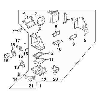 Ford OE - Air Conditioner & Heater - Evaporator & Heater Components