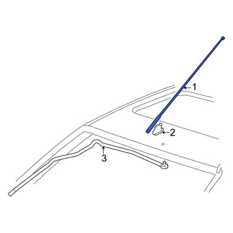 Ford OE - Radio Antenna Mast