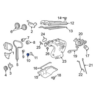 Ford OE - Engine Timing Crankshaft Gear