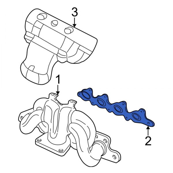 Ford OE 968Z9448AA Exhaust Manifold Gasket