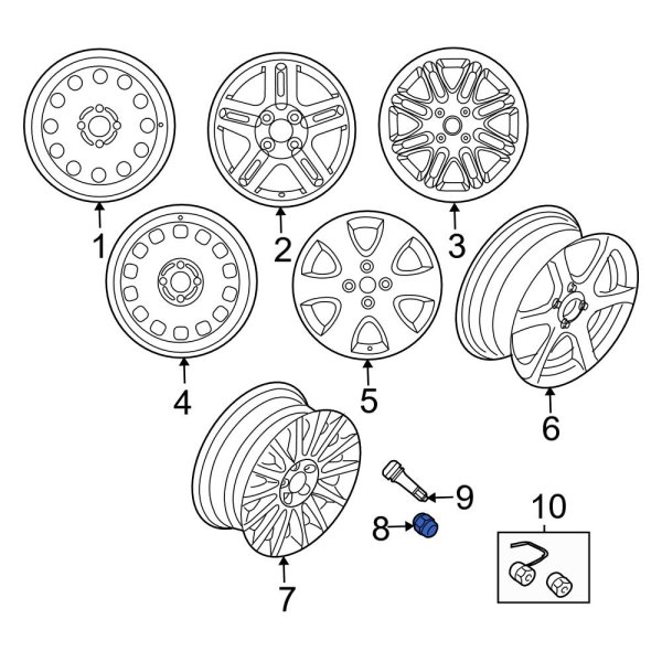 Wheel Lug Nut