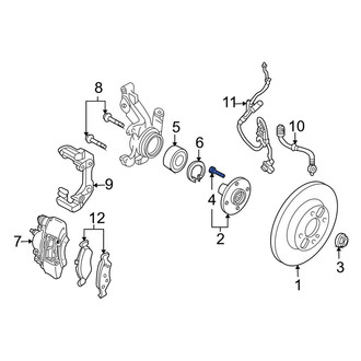 Ford OE - Front Wheel Lug Stud
