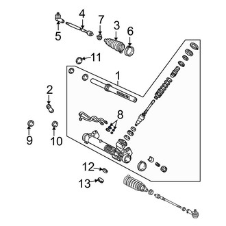 Ford OE - Front Power Steering Return Line End Fitting