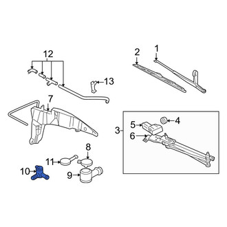 Ford OE - Windshield Washer Pump