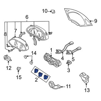Ford OE - HVAC Heater Control Knob