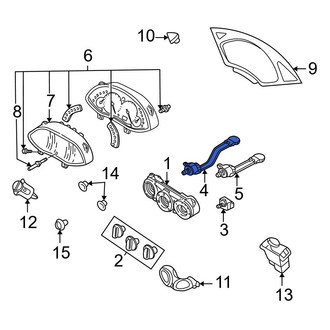 Ford OE - Front HVAC Temperature Control Panel