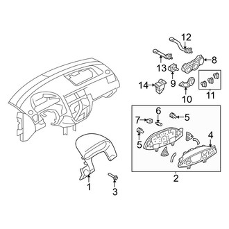 Ford OE - Instrument Panel - Cluster & Switches