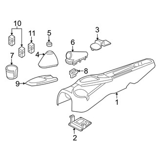 Ford OE - Center Console (W/O Armrest)