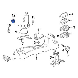 Ford OE - Left Console Cup Holder