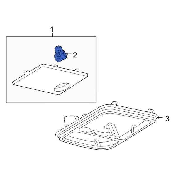 Ford OE 6S4Z14529A Sunroof Switch