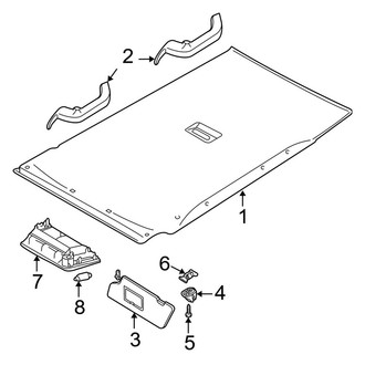 Ford OE - Roof - Interior Trim (SVT / ZX3)