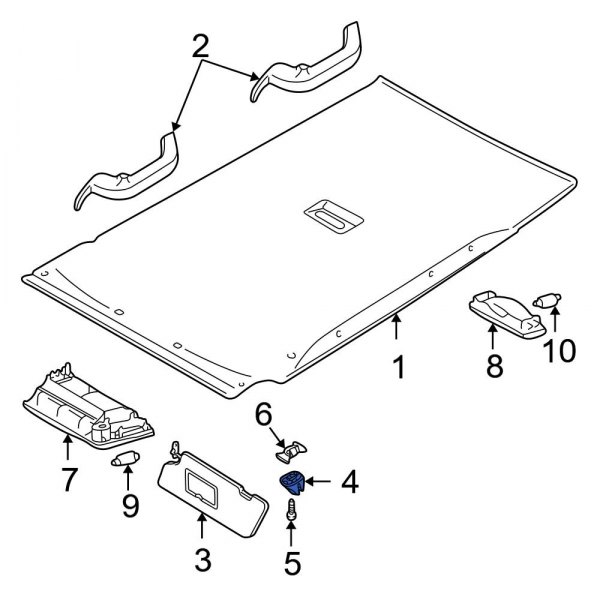 Sun Visor Clip