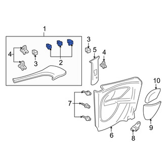 Ford OE - Door Opening Trim Clip