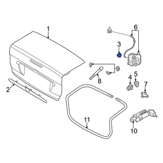 Ford OE - Body A-Pillar Trim Panel Nut