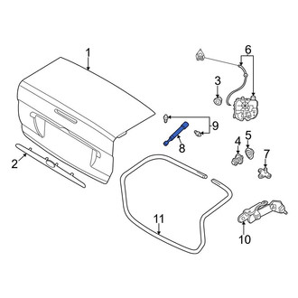 Ford OE - Trunk Lid Lift Support