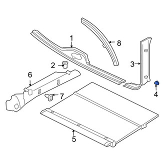 Ford OE - Liftgate Trim Scuff Plate Clip