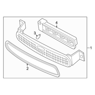 Ford OE - Rear Lamps - High Mounted Stop Lamp (ST)