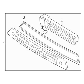 Ford OE - Rear Lamps - High Mounted Stop Lamp (SVT / ZTW / ZX3 / ZX5)