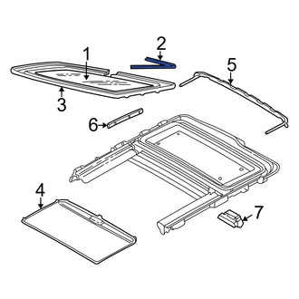 Ford OE - Sunroof Glass Seal