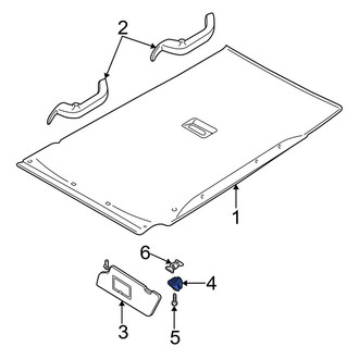 Ford OE - Sun Visor Clip